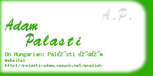 adam palasti business card